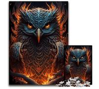 1000 Pieces Puzzles for Adults Owl Difficult Puzzles for Adults Challenging Brain Teaser Relaxing Toy for Teenagers 1000 PCS(38x26cm)