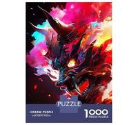 1000 Pieces Puzzles for Adults Paint The Oni Mask Adult Puzzles Brain Teaser Game Enhance Memory Unique Gifts for Birthday And Christmas 70x50cm/1000pcs
