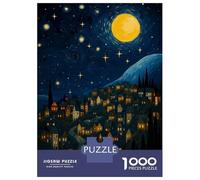 1000 Pieces Puzzles for Adults Painted Wolf Artwork Puzzles for Adults Hands-on Game But Fun And Humorous Parent-child Interaction 52x38cm/1000pcs