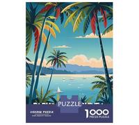1000 Pieces Puzzles for Adults Papua Tropical Escape Adult Puzzles Brain Teaser Game Enhance Memory Unique Gifts for Birthday And Christmas 38x26cm/1000pcs