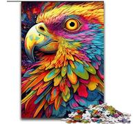 1000 Pieces Puzzles for Adults Parrot Made of Wood, High-Difficulty Brain Teaser for Teenagers 50x75cm Birthday Party for Men Women