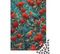 1000 Pieces Puzzles for Adults Parrot Wallpaper Amazon Jigsaw Puzzle Hands-on Game Home Decoration Unique Gifts for Birthday And Christmas 38x26cm/1000pcs