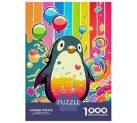 1000 Pieces Puzzles for Adults Penguin Kids Teenager Puzzles Brain Teaser Game Home Decoration for Is Ideal As A Gift 38x26cm/1000pcs