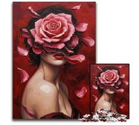 1000 Pieces Puzzles for Adults Petals of Passion Jigsaw Puzzles Family Interactive Game Craft Gift with Colorful Artwork 1000 PCS(38x26cm)