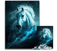 1000 Pieces Puzzles for Adults Phantom Steed Jigsaw Puzzles for Adults Intricate Design for Teenagers DIY Decor And BrainBoosting Fun 1000 PCS(75x50cm)