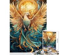 1000 Pieces Puzzles for Adults Phoenix Resurrected Family Game Tough Challenge Anti-Stress Toys with Matching Poster And Trivia Sheet (38X52cm)