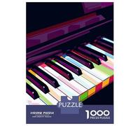 1000 Pieces Puzzles for Adults Piano Pop Art Jigsaw Puzzle Hands-on Game Home Decoration Unique Gifts for Birthday And Christmas 52x38cm/1000pcs