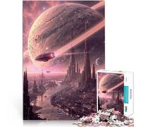 1000 Pieces Puzzles for Adults Pink Horizons lustige Spiele für die ganze Familie Wunschliste mit dem Weihnachtsmann75x50cm