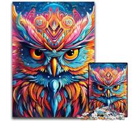 1000 Pieces Puzzles for Adults Pink Owl Puzzles for Adults Brain Teaser Game for Teenagers, Perfect 26X38CM/10.23x14.96inch