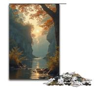 1000 Pieces Puzzles for Adults Poetic And Picturesque Wooden Jigsaw for Adults And Kids Stress Relief Tool 1000 PCS(38x26cm)