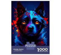 1000 Pieces Puzzles for Adults Puppy Abstract Jigsaw for Adults Anti-Stress Toys Difficult Hard Difficult And Challenge 70x50cm/1000pcs