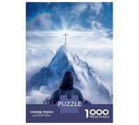 1000 Pieces Puzzles for Adults Quotes Jesuschrist 2 Jigsaw Puzzle Family Games Difficult Hard Unique Gifts for Birthday And Christmas 52x38cm/1000pcs
