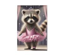 1000 Pieces Puzzles for Adults - Raccoon Princess Ballerina Vibrant Design Fun Family Activity Gift for Women Men,Perfect for Relaxation and Home Wall Decor