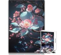 1000 Pieces Puzzles for Adults Radiant Blossom Harmony Unwind during Free Time Clean Cut Seamless Interlock Toy Size 38x26cm