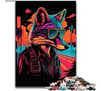 1000 Pieces Puzzles for Adults Red Fox Spy Gangster 1000 Pieces Puzzle Gifts for Birthdays, Holidays & Home Decor Size 26X38CM