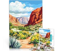 1000 Pieces Puzzles for Adults Red Rock Canyon Nevada Handgeschwindigkeitswettbewerb Geburtstagsgeschenk, Geschenke, Wandkunst75x50cm