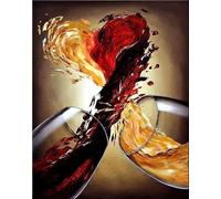 1000 Pieces Puzzles for Adults - Red Wine Glass Puzzles Educational Game Puzzle Thick Sturdy Hard Challenging Difficult Party Games Props