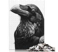1000 Pieces Puzzles for Adults Regal Raven Jigsaw Puzzles for Adults And Paper Puzzles Home Decoration 38x26cm/1000pcs