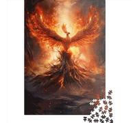 1000 Pieces Puzzles for Adults Resurrection Phoenix Square Puzzle for Adults & Wooden Puzzles Home Decor 1000pcs (75x50cm)