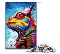 1000 Pieces Puzzles for Adults Robot Chameleon by of Thick Coloured Decompressing Intellectual Educational Toy Gifts Ideas 75x50cm
