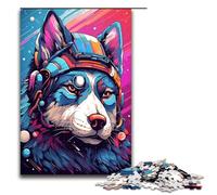 1000 Pieces Puzzles for Adults Robot Husky by of Thick Coloured Cloud Decompressing Intellectual Educational Toy Gifts Ideas 75x50cm
