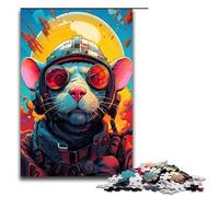 1000 Pieces Puzzles for Adults Robot Rat by of Thick Coloured Clouds Decompressing Intellectual Educational Toy Gifts Ideas 75x50cm