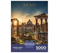 1000 Pieces Puzzles for Adults Rome Sunset Ruins Jigsaw Puzzle Hands-on Game Home Decoration Unique Gifts for Birthday And Christmas 38x26cm/1000pcs