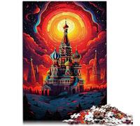 1000 Pieces Puzzles for Adults russia red square Home Decoration Puzzle 26x38cm Birthday Present Gifts Wall Art for ages 14+