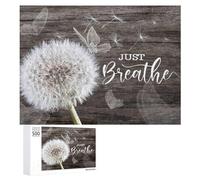 1000 Pieces Puzzles for Adults - Rustic Dandelion Art Wooden Puzzle - Large Educational Puzzle Artwork -Challenging and Fun Activity - Home Decor Gifts