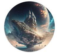 1000 Pieces Puzzles for Adults Sailing Across The Galaxy Puzzles for Adults Teenager Stress Reduction Cool Unique Gift for Family (67.5x67.5cm)