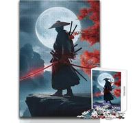 1000 Pieces Puzzles for Adults Samurai Champloo Cozy Soothing Indoor Downtime Advanced Precision Cut Play Toy Size 50x75cm