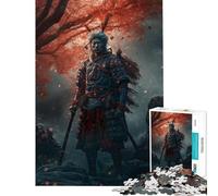 1000 Pieces Puzzles for Adults Samurai in Burning Land Challenging To Complete Stress Reliever Educational Games for Age 14+ Game (38x26cm)