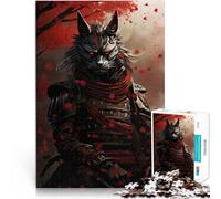 1000 Pieces Puzzles for Adults Samurai Made of wood for age 14+ Hands-on Game gifts for friends and family。size：50x75cm/19.68x29.52inch