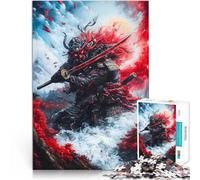 1000 Pieces Puzzles for Adults Samurai Warrior Art Educational Games Home Decoration is ideal as a gift for the whole family 50x70cm