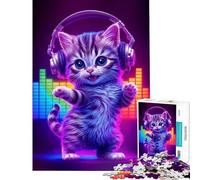1000 Pieces Puzzles for Adults Saturday Cat Fever 1000 Jigsaw Puzzle Toy Wall Decor For Family Fun Unique Gifts for Birthday And Christmas (38x52cm)