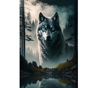 1000 Pieces Puzzles for Adults - Shadow of The Wolf Challenging High Difficulty Jigsaw Puzzle,Great Gift for Jigsaw Lovers for Family Fun & Couples