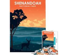 1000 Pieces Puzzles for Adults Shenandoah National Park Relaxing Games for Educational Game Challenge Toy Secret Santa Gifts Analysis And Logic (size 38x26cm)