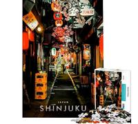 1000 Pieces Puzzles for Adults Shinjuku Japan Relaxing Games for Educational Game Challenge Toy Secret Santa Gifts Analysis And Logic (size 38x52cm)