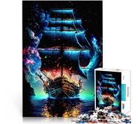 1000 Pieces Puzzles for Adults Ship on Ocean Trainieren Sie Ihr Gehirn und Ihre Hände Verbessern Sie das Gedächtnis75x50cm