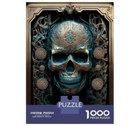1000 Pieces Puzzles for Adults Skull Machine Gold III Jigsaws for Adults Relax Games Enhance Memory Unique Gifts for Birthday And Christmas 70x50cm/1000pcs
