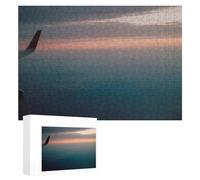 1000 Pieces Puzzles for Adults - Sky View Stunning Aerial Perspectives Above The Clouds Funny Puzzle Unique Difficult and Challenge Large Puzzle Game Toys Gift