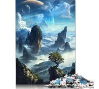 1000 Pieces Puzzles for Adults Skyborne Peaks Horizon Square Puzzle for Adults & Paper Puzzles Home Decor 1000pcs (75x50cm)