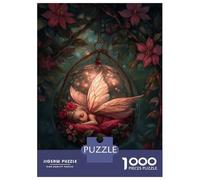 1000 Pieces Puzzles for Adults Sleeping Fairy in A Magical Glass Orb Jigsaws for Adults Relax Games Enhance Memory Unique Gifts for Birthday And Christmas 52x38cm/1000pcs