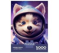 1000 Pieces Puzzles for Adults Space Baby Husky Puzzle for Adults Toy Wall Decor Analysis And Logic Unique Gifts for Birthday And Christmas 70x50cm/1000pcs