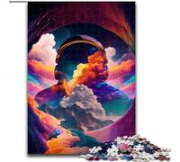 1000 Pieces Puzzles for Adults Space Clouds Colorful Jigsaw Puzzles Made of cardboard,for Birthday Holiday Christmas 1000pcs(26x38cm)