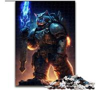 1000 Pieces Puzzles for Adults Space Guardian Cat Made of Wood, Perfect Christmas & New Year Gift, 50x75cm for Family Interactive Game