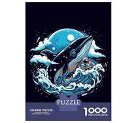 1000 Pieces Puzzles for Adults Space Whale Imagination Puzzle for Adults Toy Wall Decor Analysis And Logic Unique Gifts for Birthday And Christmas 70x50cm/1000pcs