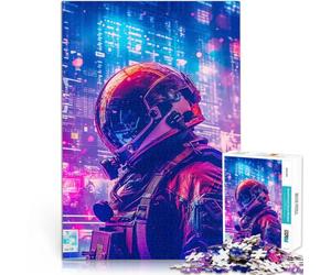 1000 Pieces Puzzles for Adults Spaceman Astroboy NASA Stressabbau-Spielzeug Einzigartige Geburtstags- und Geschenkideen38x26cm