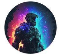 1000 Pieces Puzzles for Adults Squad Leader 1000Pc Adults Round Jigsaw Puzzle Ideal And Home Decor 67.5x67.5cm