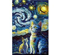 1000 Pieces Puzzles for Adults - Starry ty Bad Fun Brain Puzzle Lovers Challenging and Relaxing Gifts Idea
